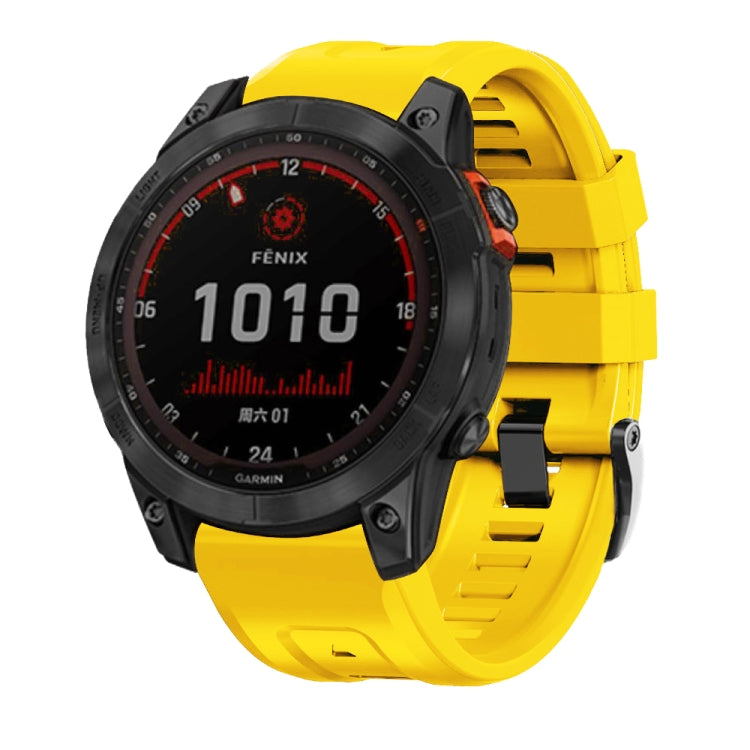 Screw Black Steel Buckle Silicone Watch Band