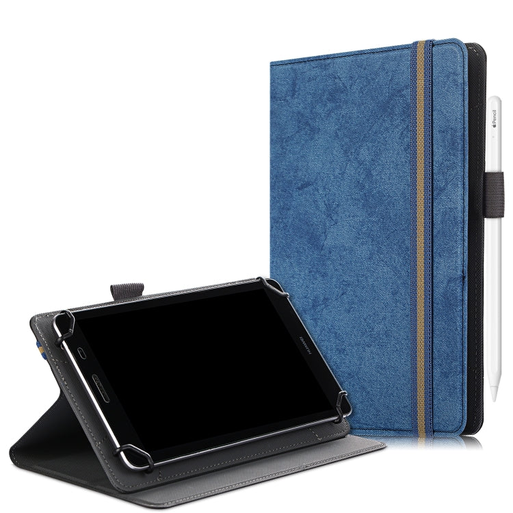 Marble Cloth Texture Horizontal Flip Universal Tablet PC Leather Case with Pen Slot & Holder — view 11