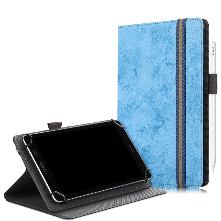 Marble Cloth Texture Horizontal Flip Universal Tablet PC Leather Case with Pen Slot & Holder — view 16