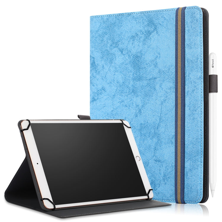 Marble Cloth Texture Horizontal Flip Universal Tablet PC Leather Case with Pen Slot & Holder — view 18