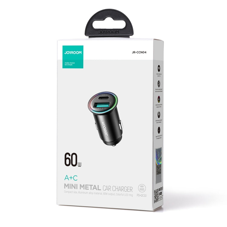 JOYROOM JR-CCN04 60W PD+QC3.0 Mini Metal Car Charger — view 7