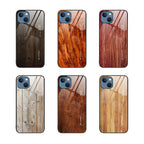 Wood Grain Glass Phone Case