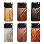 Wood Grain Glass Phone Case