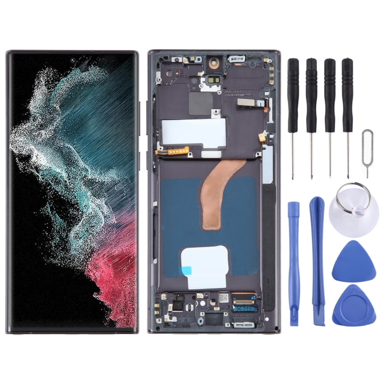 6.78 inch EU Version OLED LCD Screen Digitizer Full Assembly with Frame(Black) — view 9