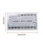 1000pcs Box Watch Glasses Repair Screw Set — view 2