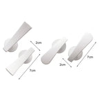 Thickened Flat Hook Door Handle Hook Free Punch Free Installation Curtain Wall Hook — Silver