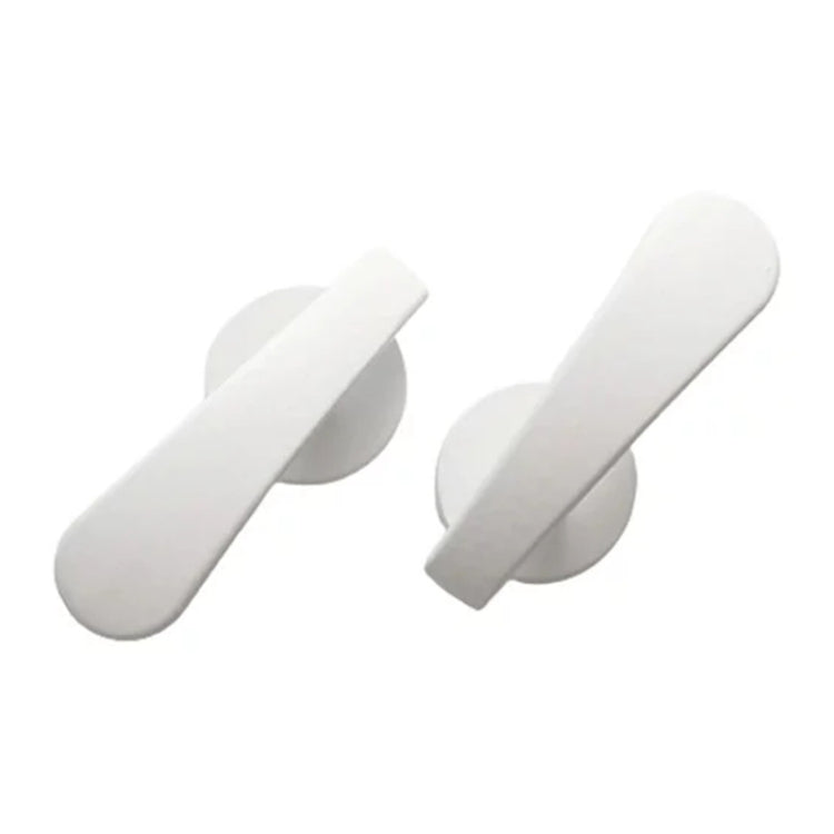 Thickened Curved Hook Flat Hook Door Handle Hook Free Punch Free Installation Curtain Wall Hook — Black
