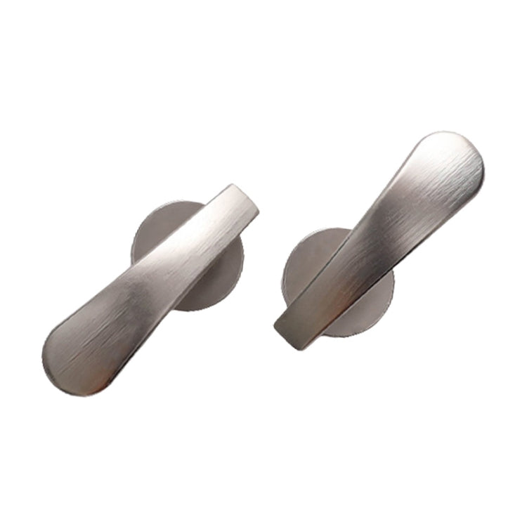 Thickened Curved Hook Flat Hook Door Handle Hook Free Punch Free Installation Curtain Wall Hook — Cyan
