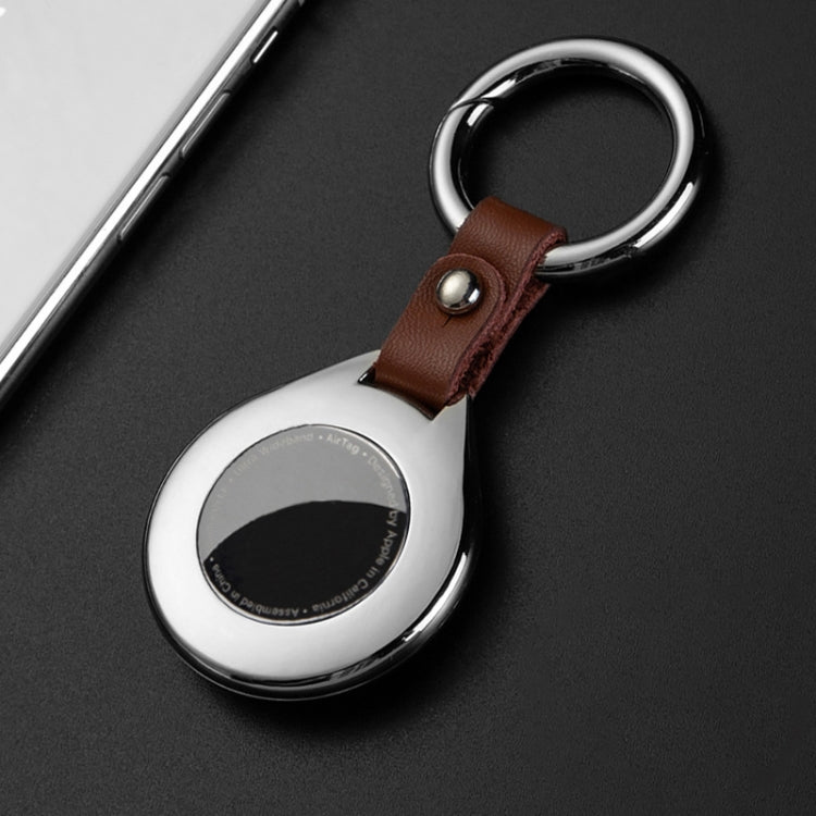 Anti-lost Tracker Positioning Alloy Protective Case For AirTag 2nd Gen / AirTag 1st Gen — Black
