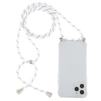 Four-Corner Shockproof Transparent TPU Case with Lanyard