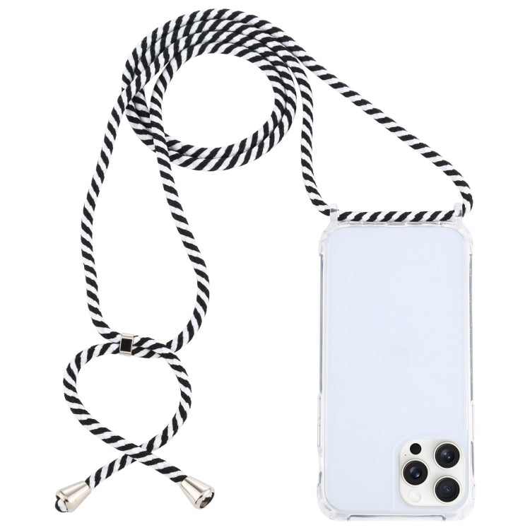 Transparent Acrylic Airbag Shockproof Phone Protective Case with Lanyard