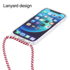 Transparent Acrylic Airbag Shockproof Phone Protective Case with Lanyard