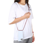Transparent Acrylic Airbag Shockproof Phone Protective Case with Lanyard