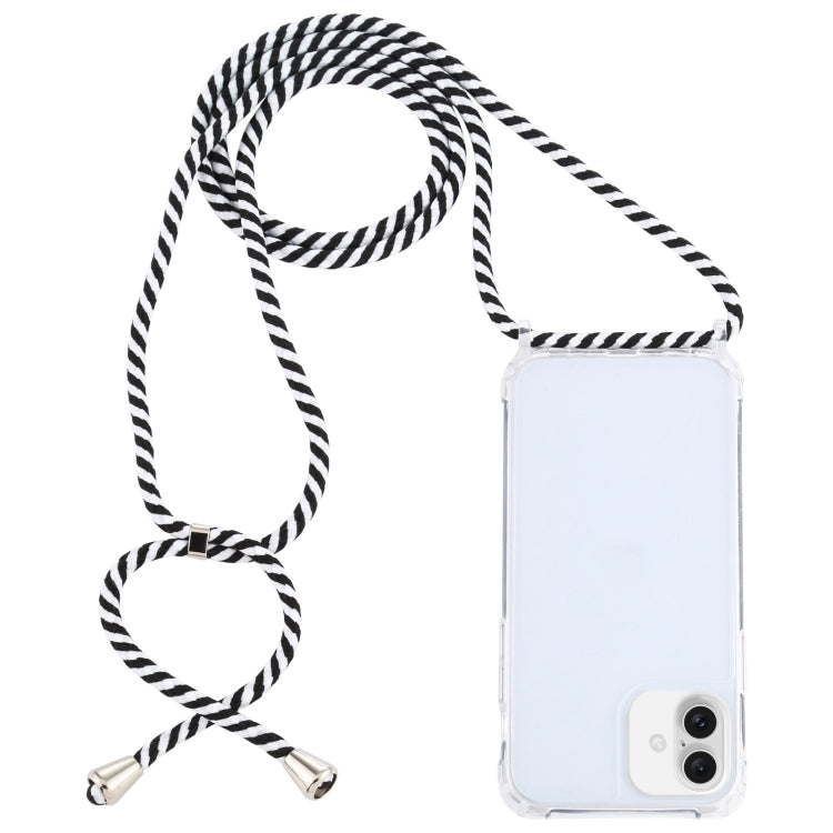 Transparent Acrylic Airbag Shockproof Phone Protective Case with Lanyard