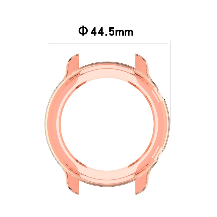 42mm TPU Half Case Watch Case — Transparent Blue