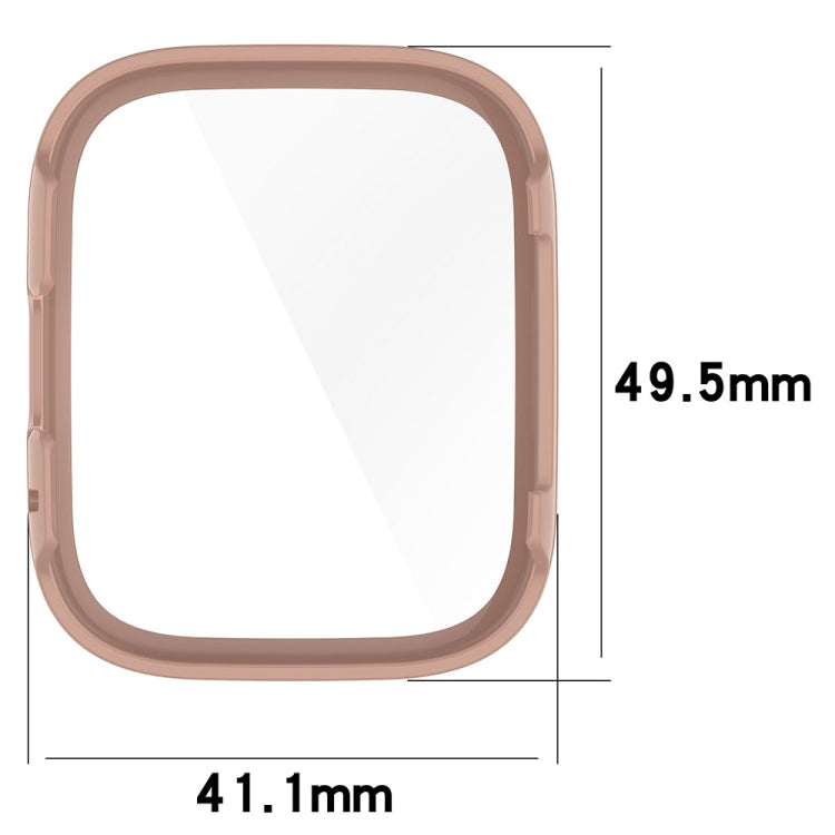 PC + Tempered Film Integrated Watch Protective Case
