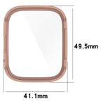 PC + Tempered Film Integrated Watch Protective Case