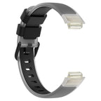 Two Color Transparent Silicone Watch Band