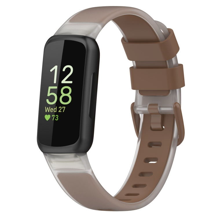 Two Color Transparent Silicone Watch Band — Blue