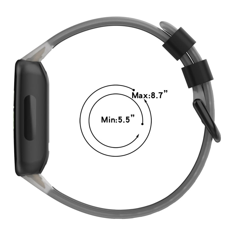 Two Color Transparent Silicone Watch Band