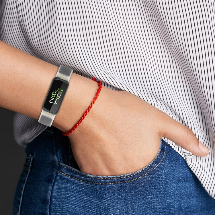 Two Color Transparent Silicone Watch Band