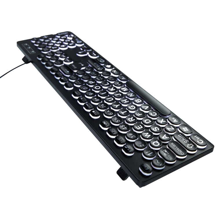 MC-K315 104 Keys Large Characters Blacklit Wired Keyboard