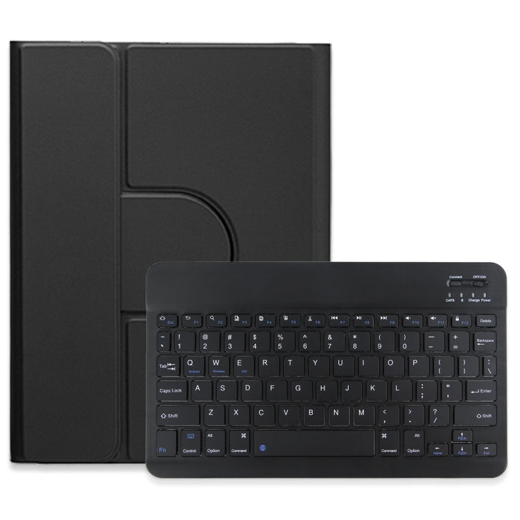 Square Button 360 Degree Rotatable Bluetooth Keyboard Leather Case