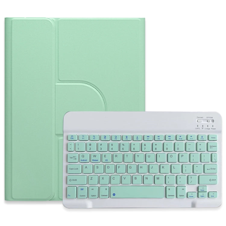 Square Button 360 Degree Rotatable Bluetooth Keyboard Leather Case