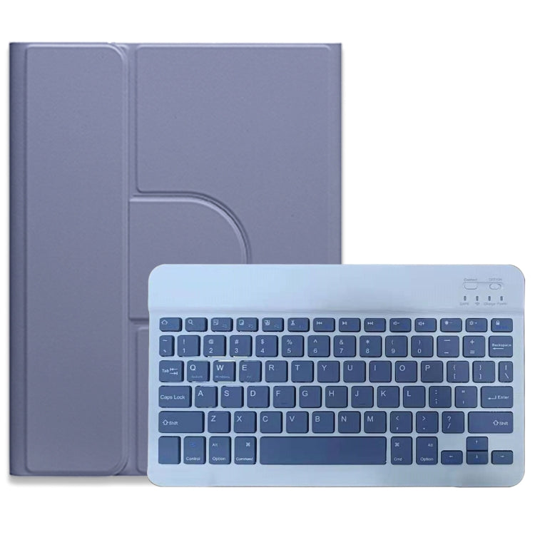 Square Button 360 Degree Rotatable Bluetooth Keyboard Leather Case