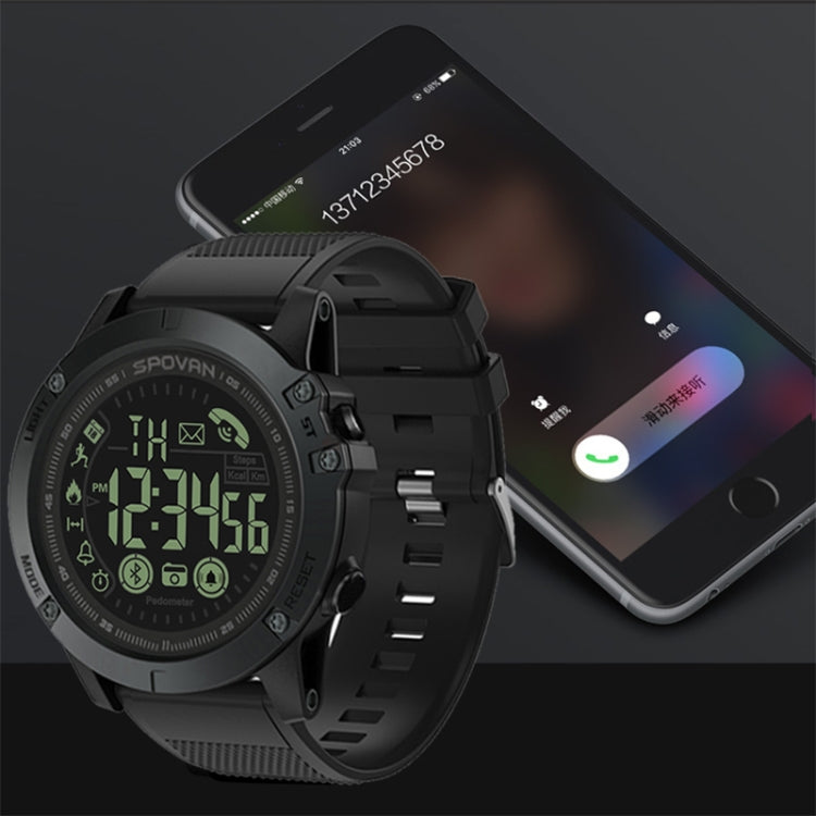 SPOVAN PR1 Outdoor Waterproof Luminous Bluetooth Smart Watch — view 6