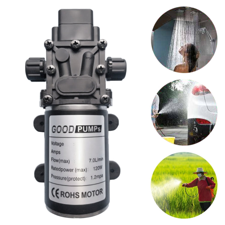 DC Intelligent Diaphragm Pump Anti-epidemic Disinfection Automatic Spraying Spray High-pressure Pump Thread on Both Sides Positive Pump — view 8