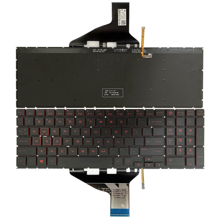 Red US Version Laptop Backlight Keyboard
