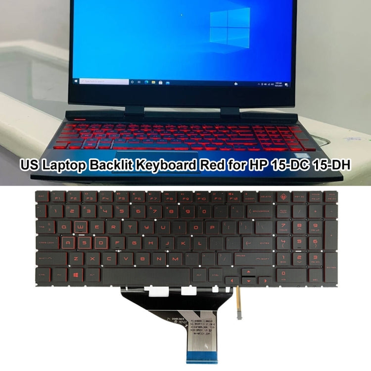 Red US Version Laptop Backlight Keyboard