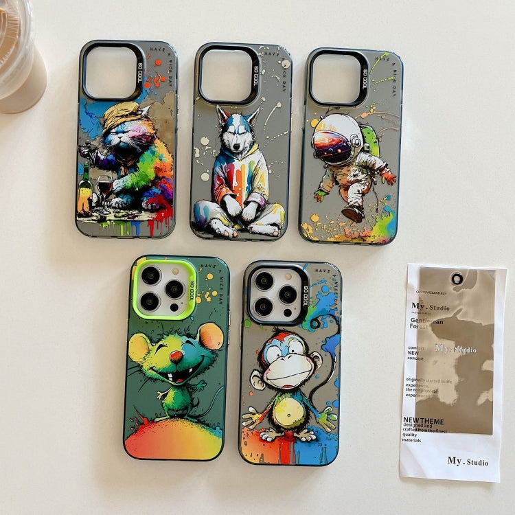 Animal Pattern Oil Painting Series PC + TPU Phone Case