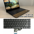Brown US Version Laptop Keyboard