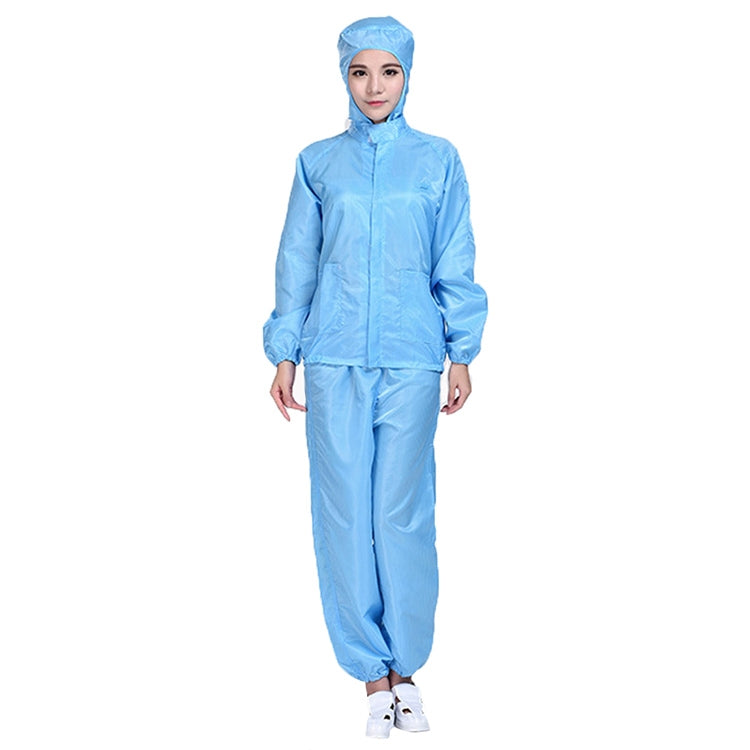 Striped Anti-static Split Hood Dust-proof Work Suit — XXXXXL