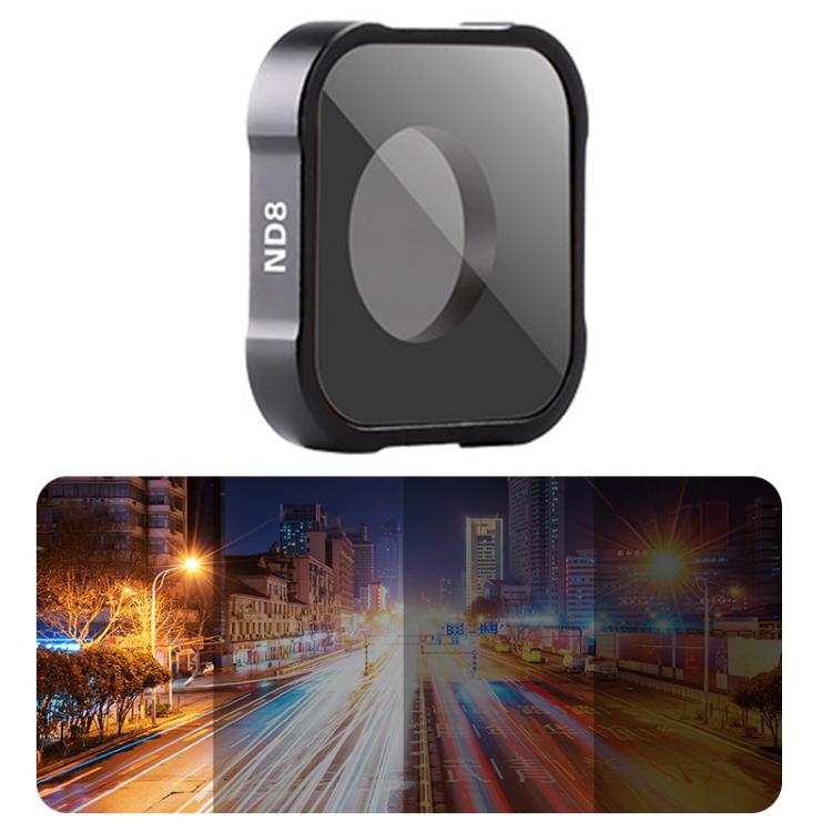 Action Camera Lens Filter For GoPro Hero11 Black / Hero11 Black mini / HERO10 Black / HERO9 Black — ND8 Filter