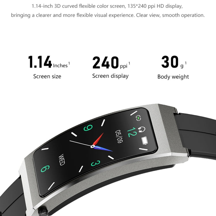 K13S 1.14 inch TFT Screen Milanese Metal Strap Smart Call Bracelet Supports Sleep Management / Blood Oxygen Monitoring