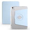 Clear Acrylic 360 Rotation Detachable Leather Tablet Case