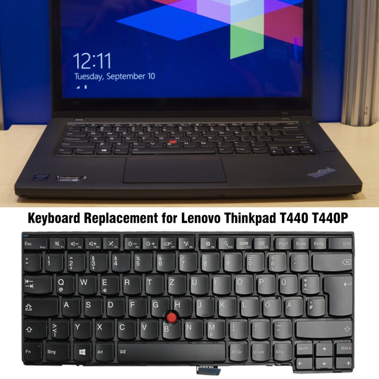 German Version White Back Backlight Laptop Keyboard