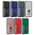 Sliding Camshield TPU+PC Phone Case with Card Slot