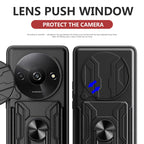 Sliding Camshield TPU+PC Phone Case with Card Slot