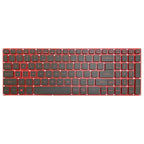 US Version Red Backlight Laptop Keyboard