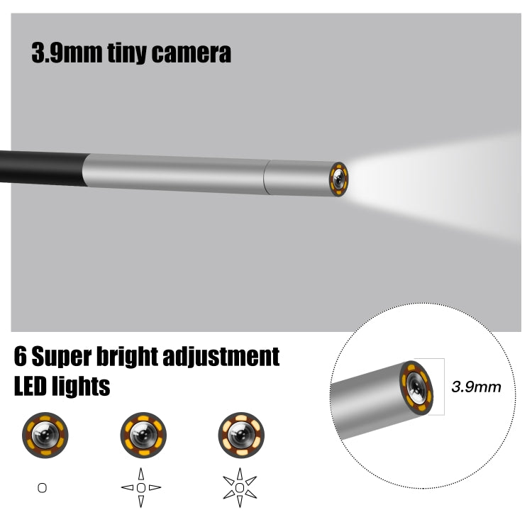 P40 3.9mm Red HD Waterproof Portable Integrated Hand-held Vertical Screen Industry Endoscope