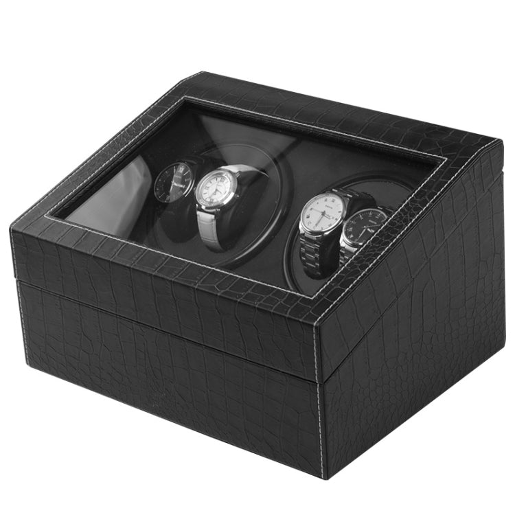 Mechanical Automatic Watch Box Electric Motor Watch Shaker, US Plug — view 5