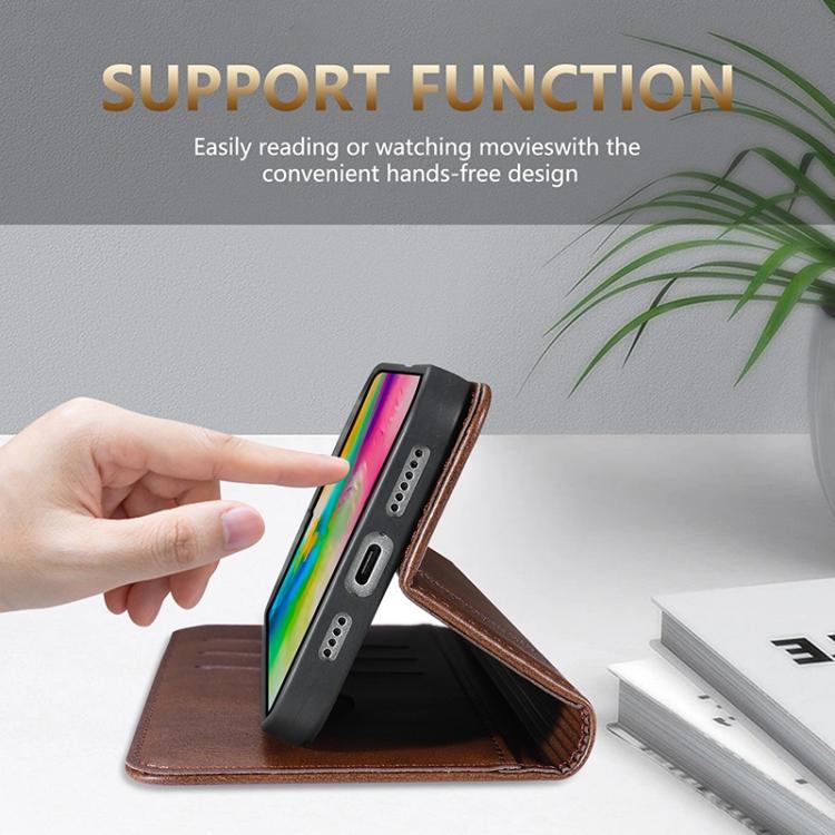AZNS Magnetic Calf Texture Flip Leather Phone Case