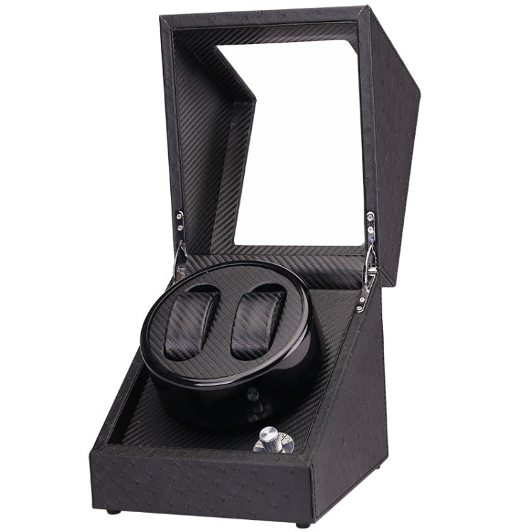 5 Gear Mechanical Automatic Watch Box Electric Motor Watch Shaker, US Plug, 5 Gear, 5 Gear, White, 5 Gear, Ostrich Pattern, 5 Gear, Crocodile Pattern, Black — White