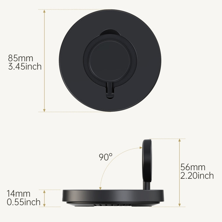 V17S Foldable Magnetic Wireless Charger, For Samsung Watch