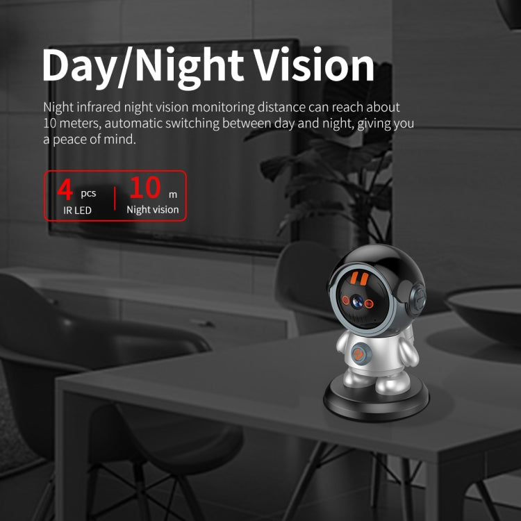 ESCAM PT302 Robot 3MP One Click Call Humanoid Detection WiFi IP Camera