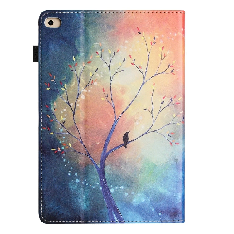 Sewing Litchi Texture Smart Leather Tablet Case
